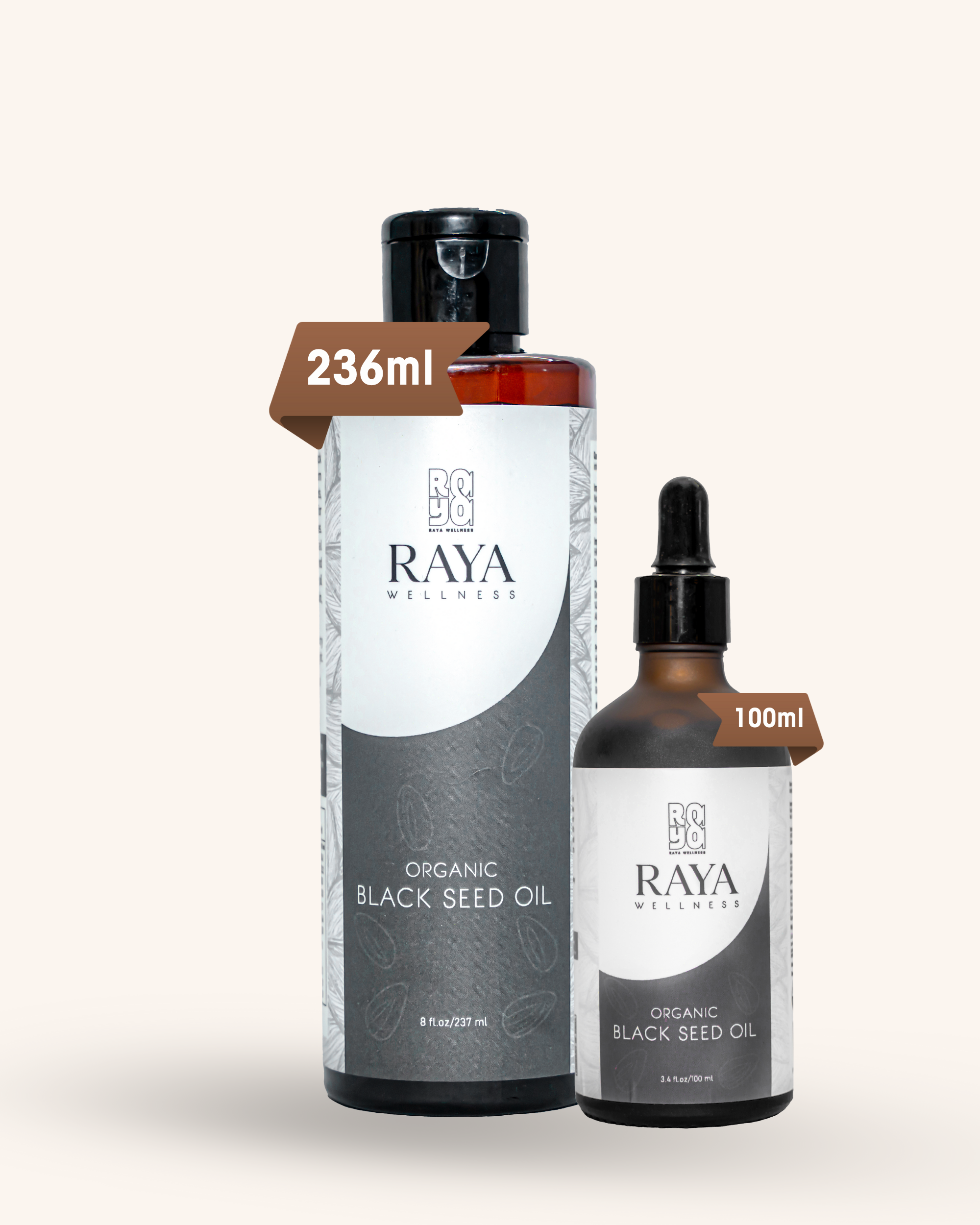Premium Organic Black Seed Oil 100ml - Pure Cold-Pressed Nigella Sativa Oil for Hair, Skin & Wellness