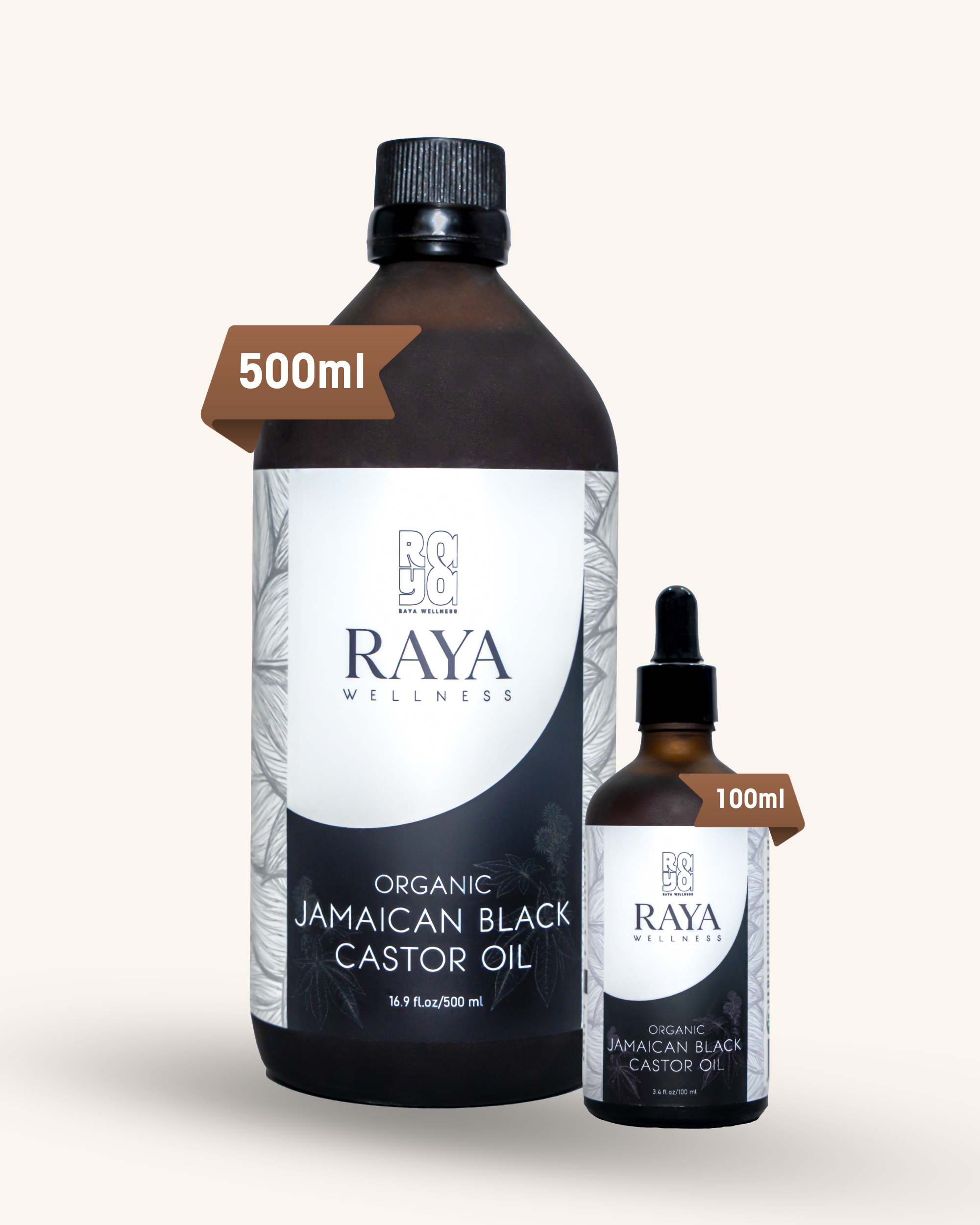 Authentic Jamaican Black Castor Oil 100ml - Traditional Roasted Bean Oil for Maximum Hair Growth