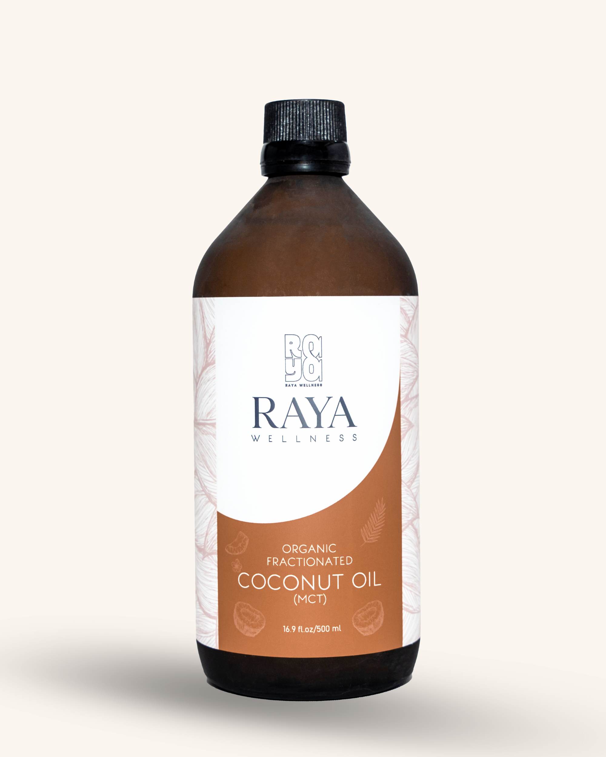 Premium Coconut MCT Oil 500ml - Pure Medium-Chain Triglycerides for Energy, Keto & Wellness Support