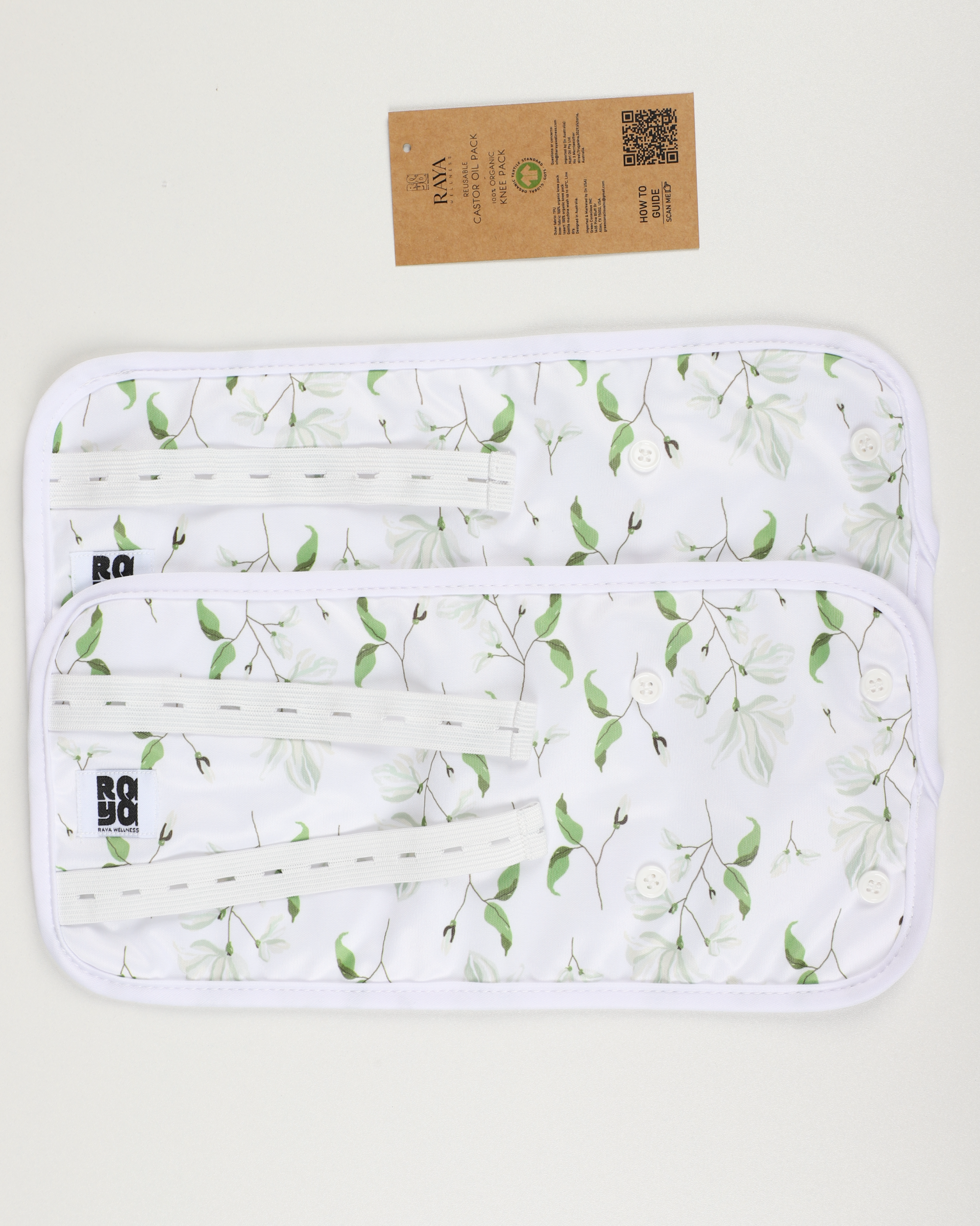 Organic Cotton Knee pack - Castor oil