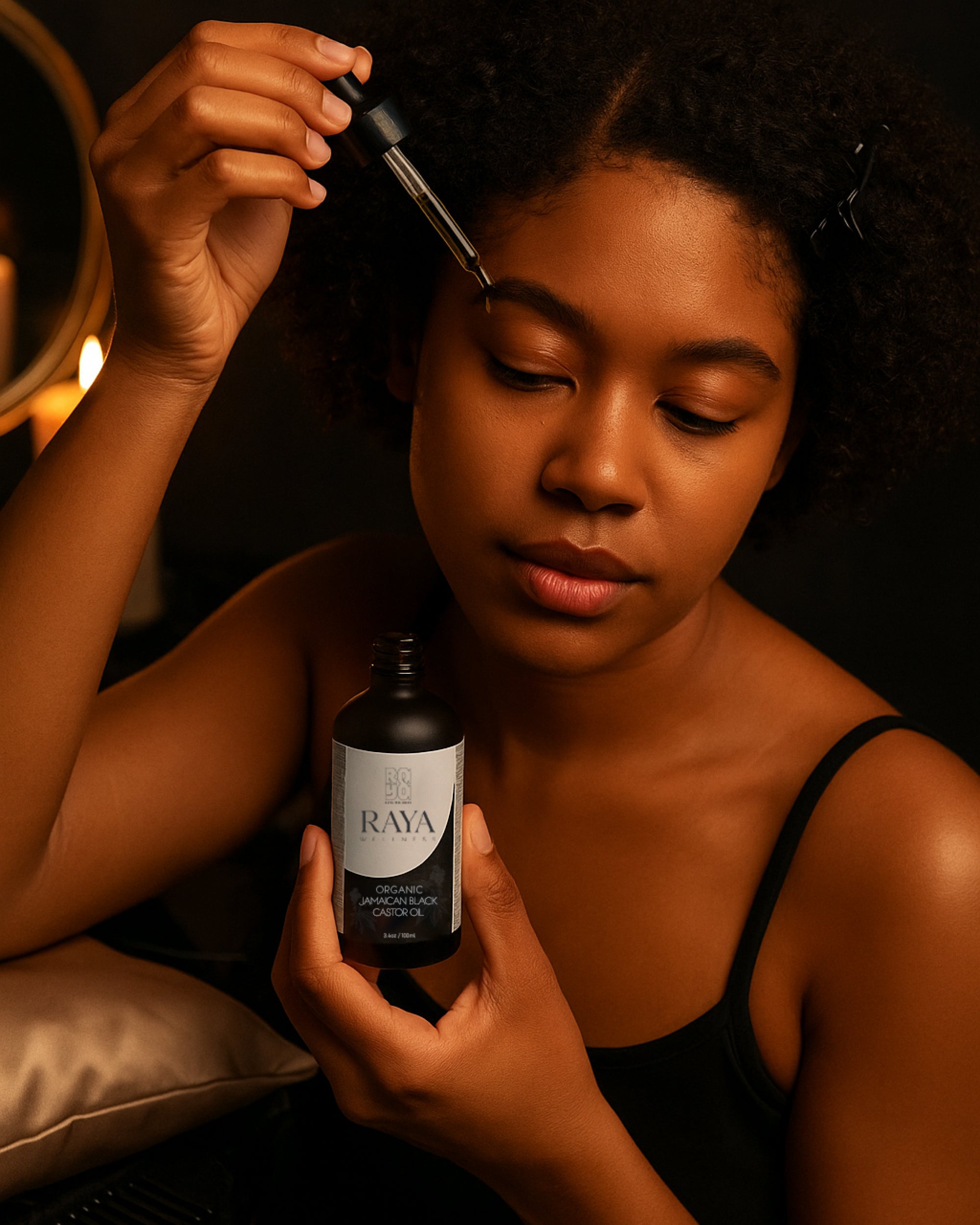Authentic Jamaican Black Castor Oil 100ml - Traditional Roasted Bean Oil for Maximum Hair Growth