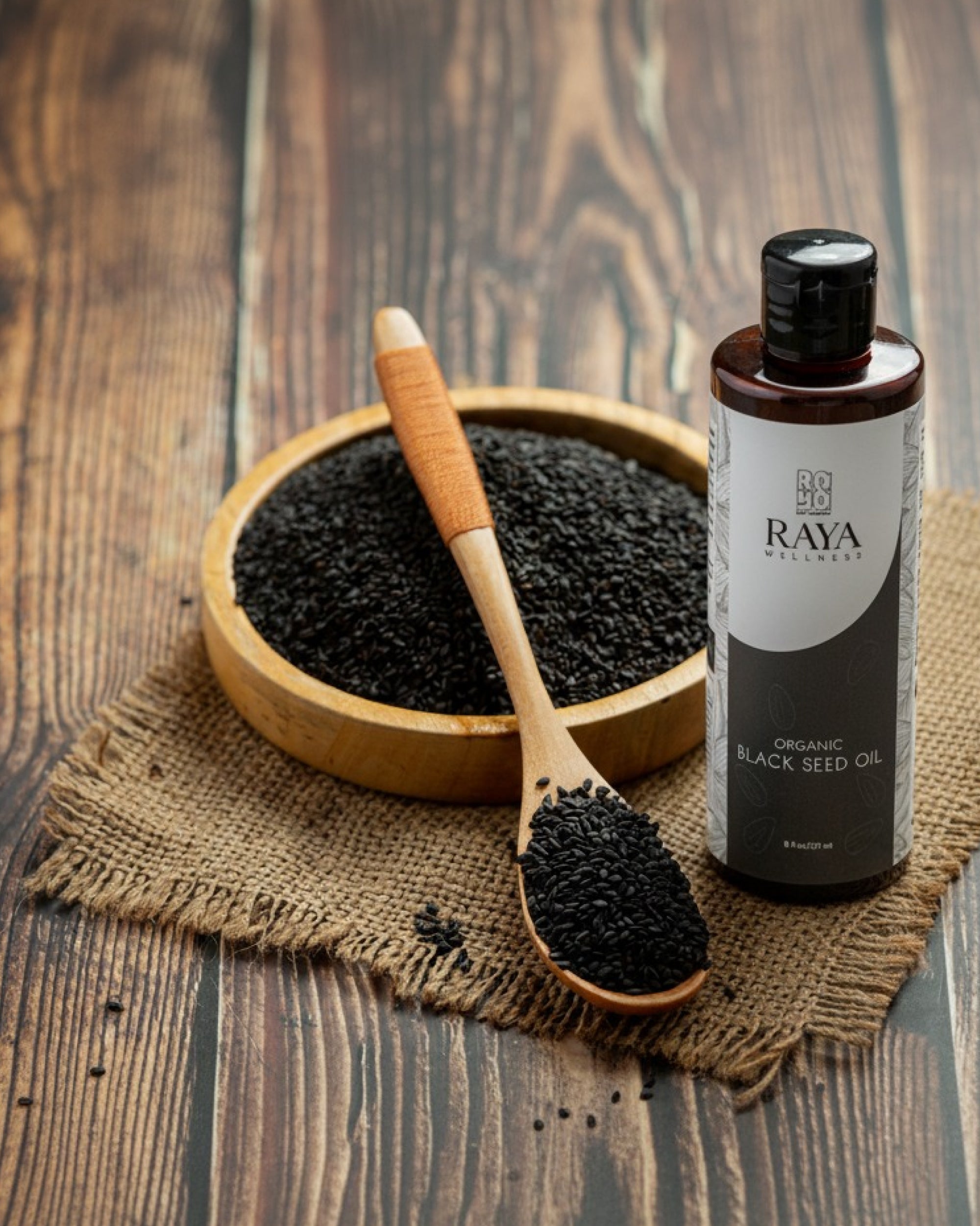 Premium Organic Black Seed Oil 100ml - Pure Cold-Pressed Nigella Sativa Oil for Hair, Skin & Wellness