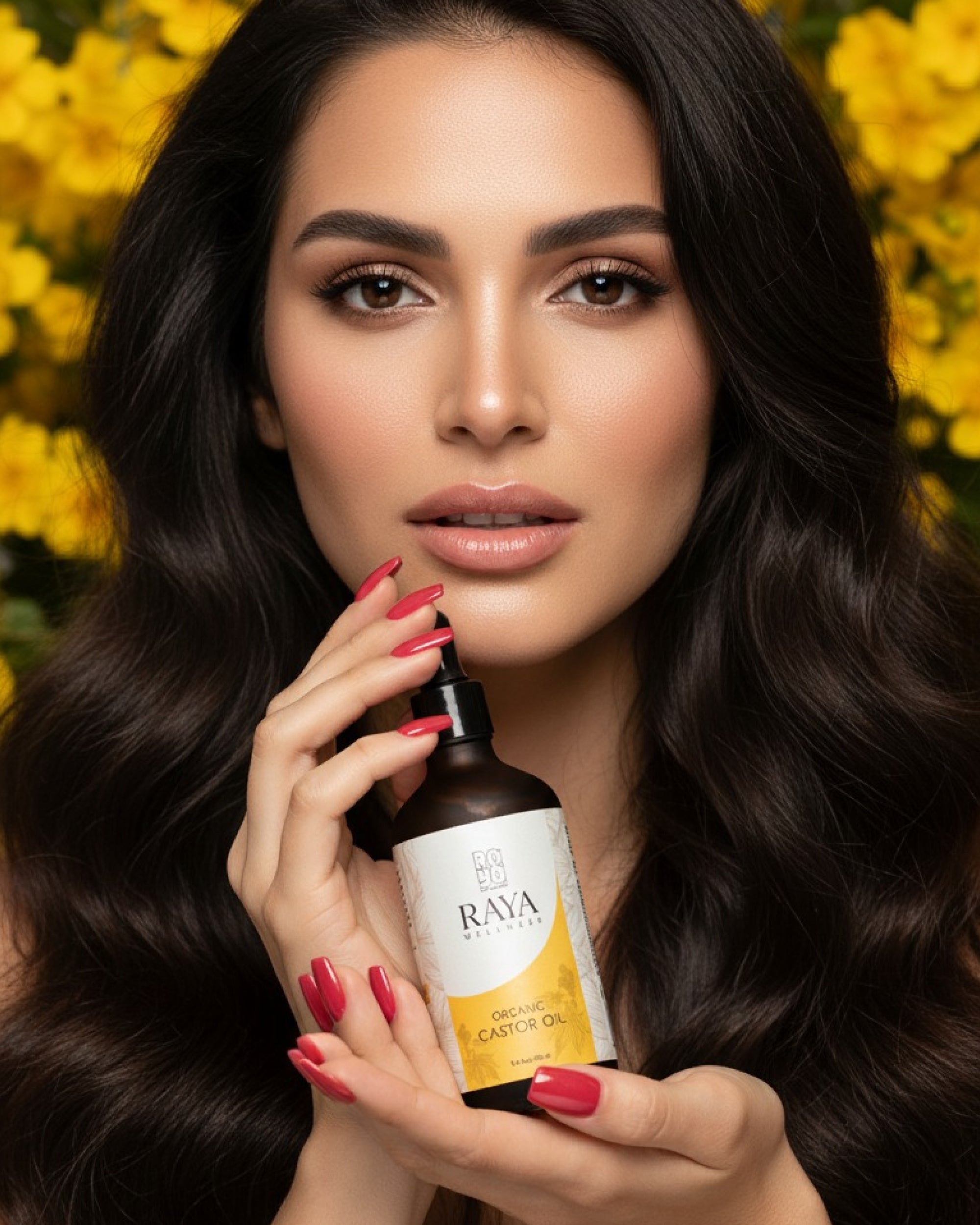 Pure Organic Castor Oil 100ml - Cold-Pressed Ricinus Communis Oil for Hair Growth & Skin Nourishment